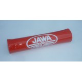 ŘÍDÍTKOVÝ CHRÁNIČ NA HRAZDU - ČERVENÝ + BÍLÉ LOGO JAWA